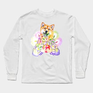 husky Long Sleeve T-Shirt